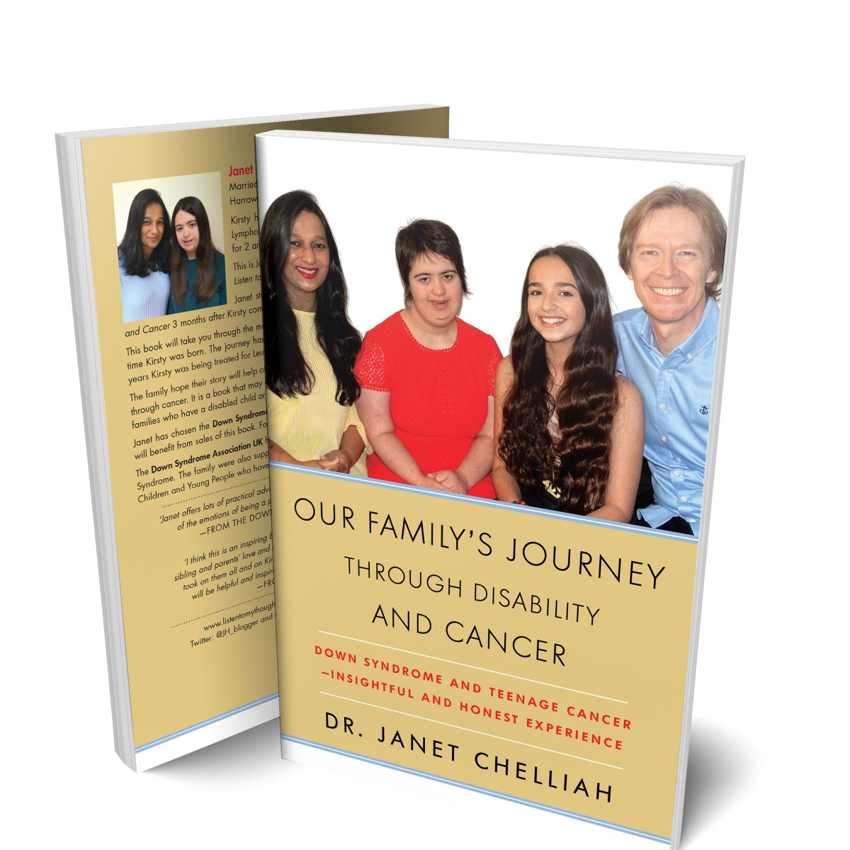 ‘Our Family’s Journey Through Disability and Cancer’-New Book&nbsp;Cover